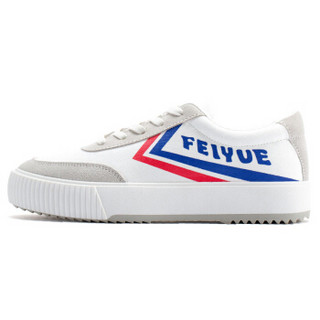 feiyue/大孚飞跃厚底女潮流帆布韩版松糕底休闲低帮小白鞋 FY-8118 白红蓝 38码