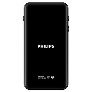 PHILIPS 飞利浦 SA1508 MP3 HIFI无损音乐播放器 复读 录音 外放 变速 学生随身听 支持128G扩展