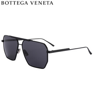 葆蝶家(BOTTEGA VENETA)太阳镜男 墨镜 灰色镜片黑色镜框BV1012S 001 60mm