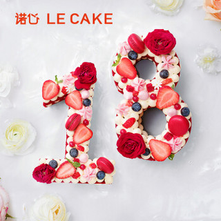 诺心 LECAKE 数字蛋糕 数字2