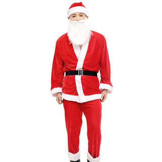 晟旎尚品  圣诞老人服装圣诞节装饰品圣诞树套餐装扮 五件套装