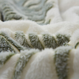 迎馨 雪花绒毛毯 加厚3D法兰绒加厚可当夏被床单云貂绒毯子毛巾被单人空调毯 小菠萝 120*200cm