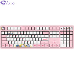 AKKO 3108 Bilibili World机械键盘 有线键盘 游戏键盘 蓝轴
