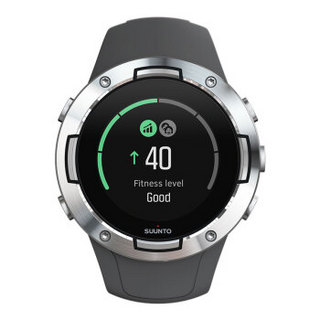 颂拓（SUUNTO）颂拓5 多项专业运动GPS四星导航 防水彩屏智能运动腕表 动感灰 SS050453000