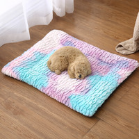 熊猫兔 PANDA BUNNY 猫狗垫子 秋冬柔软仿兔绒猫狗垫子猫窝狗窝垫颜色随机40cm*50cm