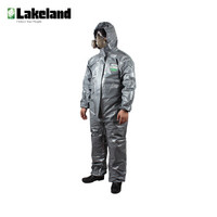 雷克兰防化服CT3S428凯麦斯3系列LAKELAND工作服防护石化生化等高危作业 灰色L 10件装