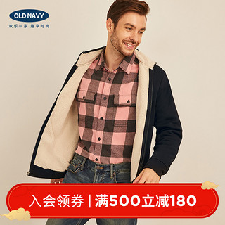 OLD NAVY 452072 男款仿羊羔绒内里夹克