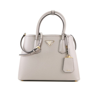 PRADA 普拉达 Double系列 女士牛皮手提包 1BG887 2A4A