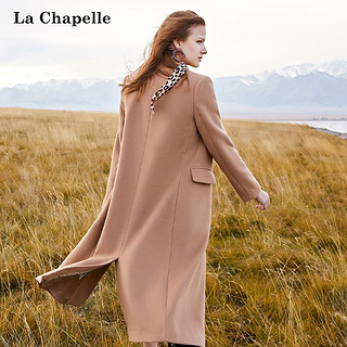 La Chapelle 拉夏贝尔 10018477 中长款羊毛混纺大衣 