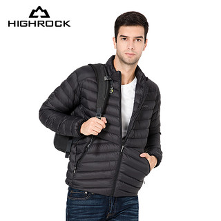 HIGHROCK 天石 F18007 冬季户外运动短款轻薄羽绒服 