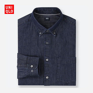 UNIQLO 优衣库 414565 男装 牛仔衬衫