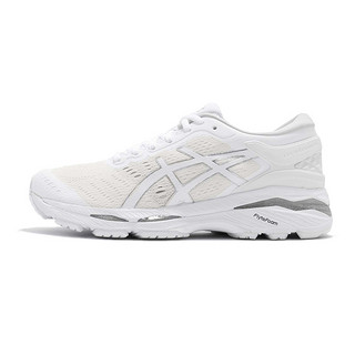 ASICS 亚瑟士 Gel-Kayano 24 女士跑鞋 T799N-0101 白色 35.5