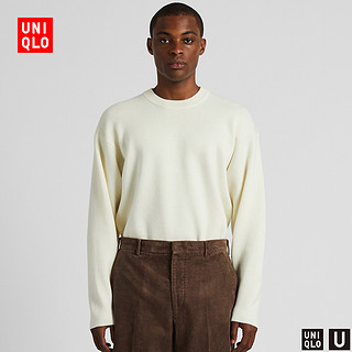 UNIQLO 优衣库 421250 男士罗纹圆领针织衫