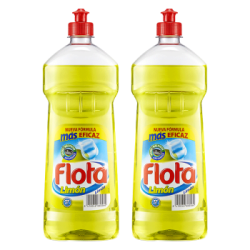 FLOTA 福洛得 浓缩低泡柠檬味洗洁精 850ml*2瓶