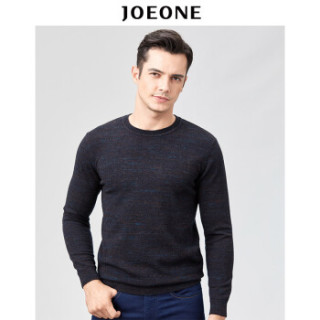 九牧王(joeone)男装 毛衫秋冬针织打底衫圆领修身版中青年舒适商务