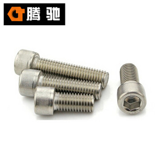 腾驰 CT 316 内六角螺栓 DIN912 M6系列 不锈钢六角螺丝 M6-1*100（100支/盒）