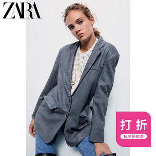 ZARA 07901226802-25 翻盖口袋西装外套