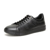 BALLY 巴利 男士黑色LOGO刺绣皮质系带低帮运动鞋 WINSTON R 10 6226114 8.5/42.5码