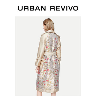 URBAN REVIVO WG04S1DE2000 女士中长大衣