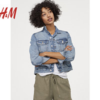 H&M DIVIDED 0735600 女士短牛仔外套