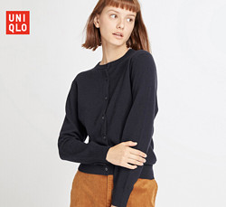 UNIQLO 优衣库 418678 女士羊绒开衫