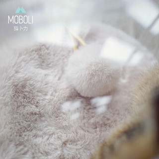 MOBOLI猫卜力 猫垫子 猫胶囊专用垫子 出行猫包垫 猫咪垫 米白色