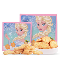 迪士尼 Disney 滨崎黑加仑黄油味曲奇饼干冰雪奇缘160g 3件多少钱 什么值得买