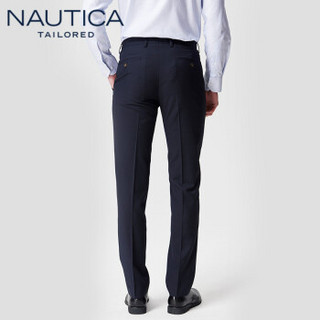 诺帝卡 NAUTICA 2019秋冬新品经典休闲商务正装直筒免烫男士西裤 NXK91004 藏青 30(170/75A)