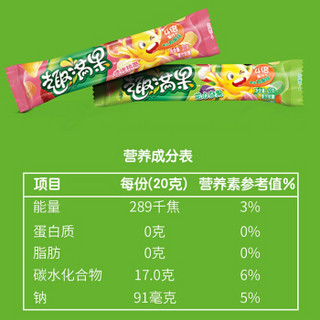 雀巢(Nestle) 趣满果 情迷热带混合口味 休闲零食 糖果 果汁软糖 橡皮糖qq糖 整盒装24条*27g