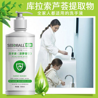 SEEDBALL 洗得宝抗菌洗手液家用 500ml