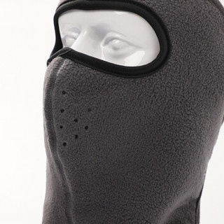 南极人防尘面罩男女通用冬季加厚保暖护脸护耳骑行登山户外运动防寒口罩N2E9X938121 灰色