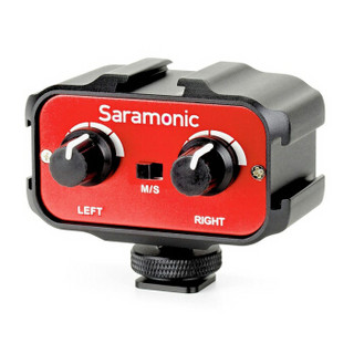 枫笛（Saramonic）SR-AX100 双通道无源混音器 相机迷你话放