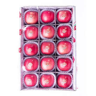 佳农 烟台特级红富士苹果 礼盒 15个装 年货节 单果重约230g 生鲜进口水果礼盒