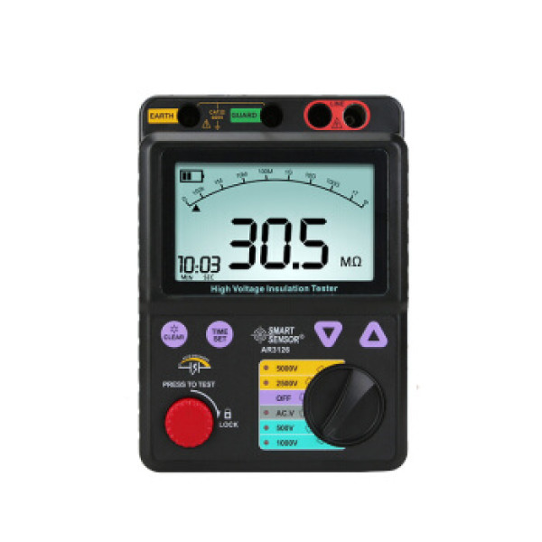 商品希玛ar3126 高压兆欧表 数字摇表 欧姆表便捷式绝缘电阻测试仪