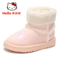 HELLOKITTY 童鞋女童靴子 舒适防滑棉靴保暖雪地靴 K954A6009粉色32