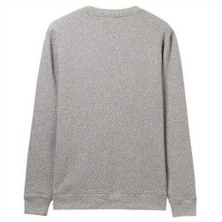 卫衣男长袖直筒休闲加厚圆领衫男士宽松套头衫01029791 51雪花霜灰色