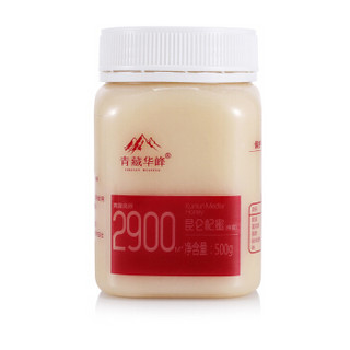 青藏华峰  昆仑杞蜜 500g 高原自产百花蜂蜜野生土蜂成熟结晶蜜 波美度≥42