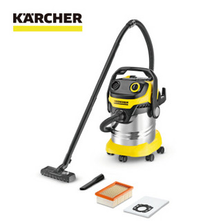  KARCHER卡赫 原装进口干湿吹三用大功率大吸力家用商用吸尘器桶式德国凯驰集团WD5豪华版