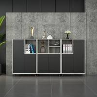 苏美特文件柜矮柜储物柜办公柜书柜资料柜档案柜木质柜子组合XH-1