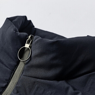 卡帝乐鳄鱼(CARTELO)羽绒服男士2019冬季新款常规立领短款冬装时尚潮流保暖外套 黑色 XL