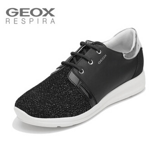 健乐士 GEOX  休闲鞋 D746CA0AS54 黑色C9999 35