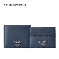 EMPORIO ARMANI 阿玛尼奢侈品19秋冬新款男士钱包卡包两件套 Y4R237-YLA0E-19F NAVY-80455 U