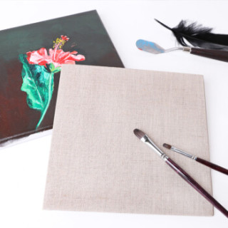 30*30雨露亚麻油画板油画布油画颜料油画画布油画画板画布亚麻油画框