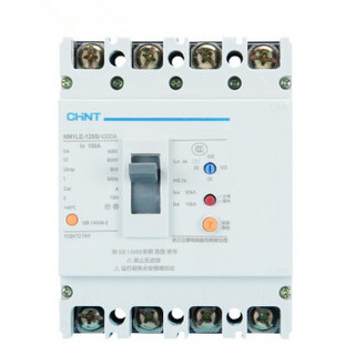 正泰（CHNT） NM1LE-125S/4300A 16A 30.50.100mA 塑壳漏电断路器 三相四线漏电保护器