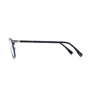 雨果博斯（HUGO BOSS）眼镜框 男女休闲个性高贵蓝近视眼镜架时尚百搭潮款光学镜框BOSS 1043-FLL/19-52MM