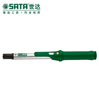 世达（SATA）G系列可换头预置式扭力扳手  60-300Nm    银白色 96446