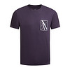 ARMANI EXCHANGE 阿玛尼奢侈品19秋冬新款男士针织T恤衫 6GZTGF-ZJZ8Z PURPLE-1598 M