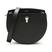 BALLY 巴利 女士黑色皮质小号单肩斜挎包 CECYLE SM T 100 6226858