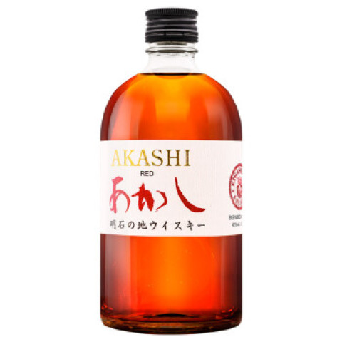 akashi明石红标调和威士忌500ml