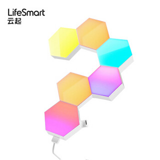 LifeSmart云起智能量子灯led墙壁氛围装饰灯具可拼接变色  魔音版六灯装